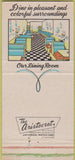 Matchbook Cover - Cahrlie Jenks Restaurant Rochester NY WEAR 30 Strike