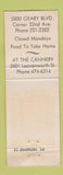 Matchbook Cover - El Sombrero Mexican Restaurant San Francisco CA
