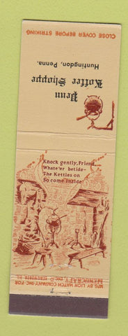 Matchbook Cover - Penn Koffee Shoppe Huntingdon PA