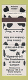 Matchbook Cover - Yipee Ei O Steak House Grand Canyon AZ
