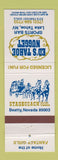 Matchbook Cover - Ed's Tahoe Nugget Lake Tahoe NV