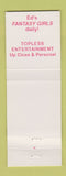 Matchbook Cover - Ed's Tahoe Nugget Lake Tahoe NV