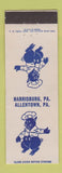 Matchbook Cover - Pig Restaurant BBQ? Harrisburg Allentown PA