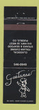 Matchbook Cover - Gaetano's Italian Restaurant Pueblo Colorado