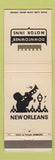 Matchbook Cover - Downtowner Motor Inns New Orleans LA
