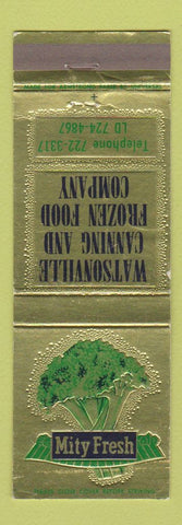 Matchbook Cover - Mity Fresh Frozen Food Broccoli