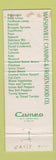 Matchbook Cover - Mity Fresh Frozen Food Broccoli