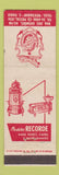 Matchbook Cover - Regorde Restaurant Equipment Sao Paulo Brazil