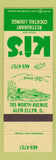 Matchbook Cover - Ki's Restaurant Glen Ellyn IL