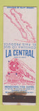 Matchbook Cover - La Central Railroad Mexico WEAR
