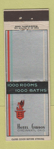 Matchbook Cover - Hotel Gibson Cincinnati OH