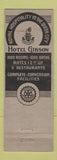 Matchbook Cover - Hotel Gibson Cincinnati OH