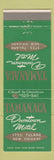 Matchbook Cover - Tamanaca Motel New Orleans LA