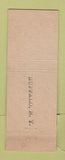 Matchbook Cover - Buffalo Bearings NY Timken SKF Norma