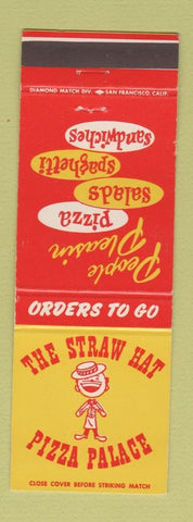 Matchbook Cover - Straw Hat Pizza Palace