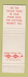 Matchbook Cover - Straw Hat Pizza Palace