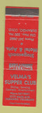 Matchbook Cover - Velma's Supper Club Durango Colorado