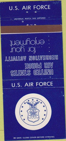 Matchbook Cover - US Air Force Pope AFB North Carolina NC 30 Strike