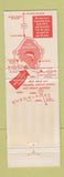 Matchbook Cover - Glades Restaurant Clewiston FL WEAR
