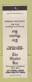 Matchbook Cover - Oyster Bar Sarasota FL