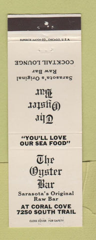 Matchbook Cover - Oyster Bar Sarasota FL