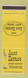 Matchbook Cover - Aunt Hattie's Family Restaurant St Petersburg FL