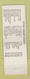 Matchbook Cover - Don Jose Mexican food Orange Laguna Hills Anaheim CA