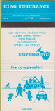 Matchbook Cover - Ciag Insurance Doug Pettipas London ON 30 Strike