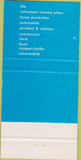 Matchbook Cover - Ciag Insurance Doug Pettipas London ON 30 Strike