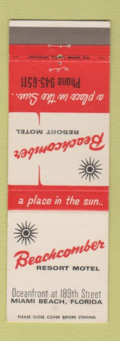 Matchbook Cover - Beachcomber Resort Motel Miami Beach FL