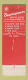Matchbook Cover - Beachcomber Resort Motel Miami Beach FL