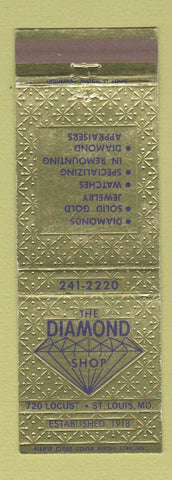 Matchbook Cover - Diamond Shop St Louis MO Jewelry