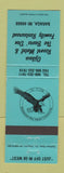 Matchbook Cover - Ojibwa Resort Motel Restaurant Baraga MI