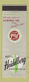 Matchbook Cover - Hotel Heidelberg Baton Rouge LA