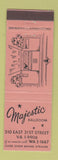 Matchbook Cover - Majestic Ballroom NO TOWN