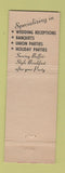 Matchbook Cover - Majestic Ballroom NO TOWN