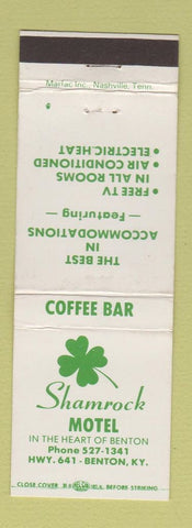 Matchbook Cover - Shamrock Motel Benton KY