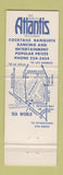 Matchbook Cover - Atlantis Restaurant Sea World Mission Bay San Diego CA