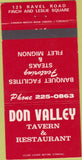 Matchbook Cover - Don Valley Tavern North York ON 30 Strike