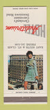 Matchbook Cover - Hotel Auditorium Cleveland OH girlie 30 Strike