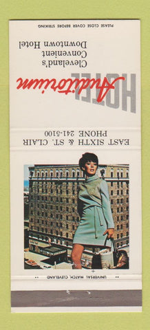 Matchbook Cover - Hotel Auditorium Cleveland OH girlie 30 Strike