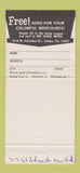 Matchbook Cover - Sokol Motel Tampa St Petersburg Clearwater FL 30 Strike