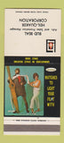 Matchbook Cover - Quaker Heating Bud Beal Heil  30 Strike