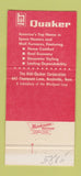Matchbook Cover - Quaker Heating Bud Beal Heil  30 Strike