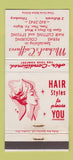 Matchbook Cover - Michael's Coiffures Salon Tillsonburg ON WEAR 30 Strike