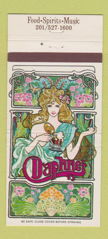 Matchbook Cover - Daphne's Sheraton Inn Newark NJ Airport girlie 30 Strike