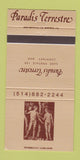Matchbook Cover - Paradis Terrestre Chertney QC 30 Strike