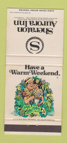 Matchbook Cover - Sheraton Hotel Aurora OH 30 Strike