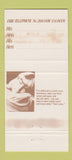 Matchbook Cover - Juliana's Hilton Sydney Australia girlie 30 Strike
