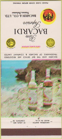 Matchbook Cover - Ron Bicardi Liquor Nassau Bahamas 30 Strike